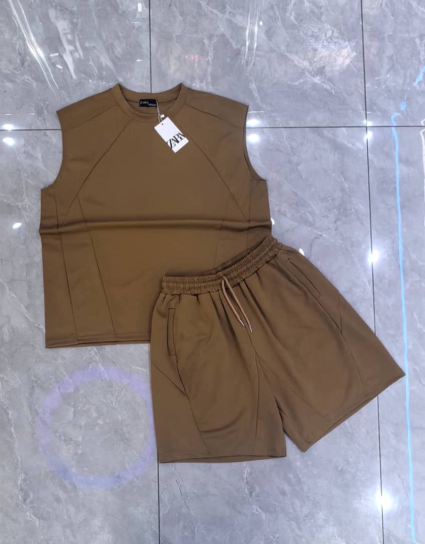 Home zara armless up and down short